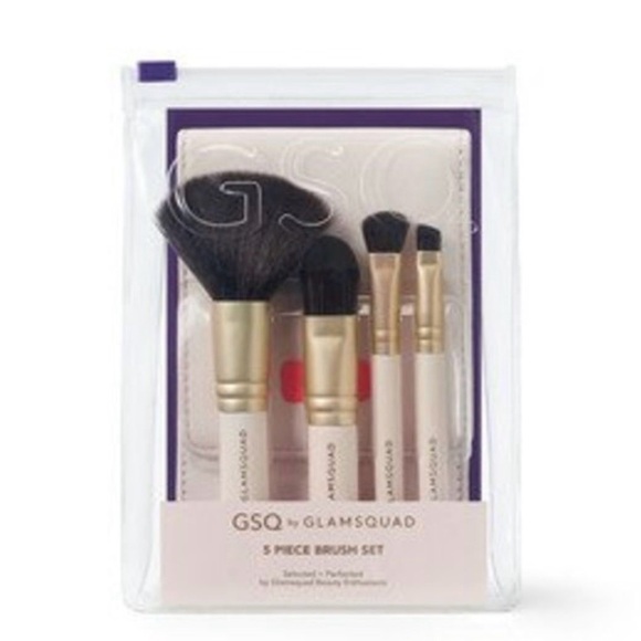 GSQ by GlamSquad Other - 5 Piece Brush Set - Black and Gold